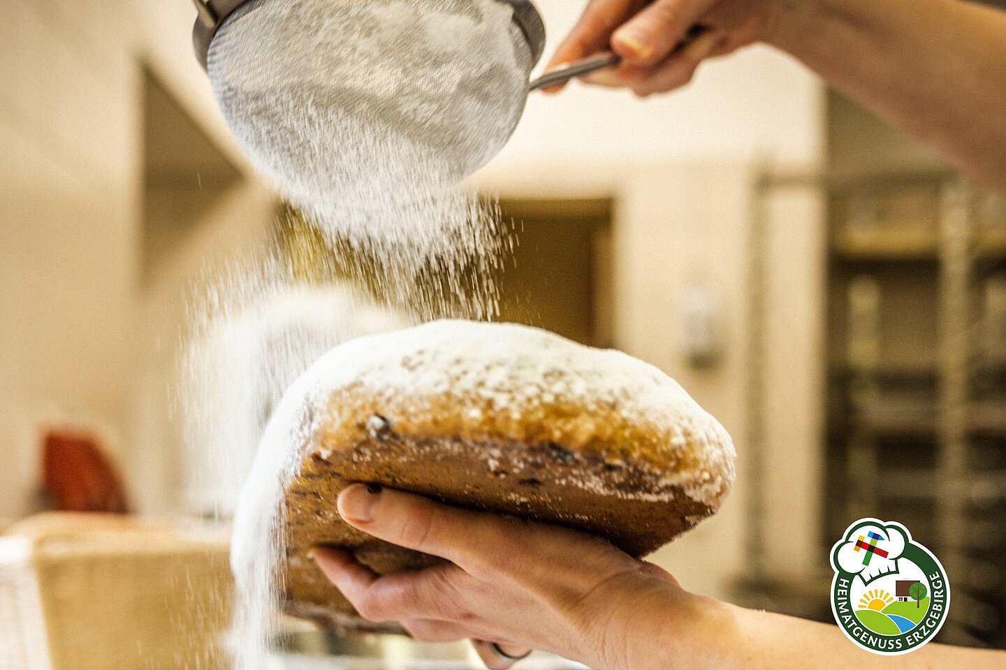 Erzgebirgischer Weihnachtsstollen