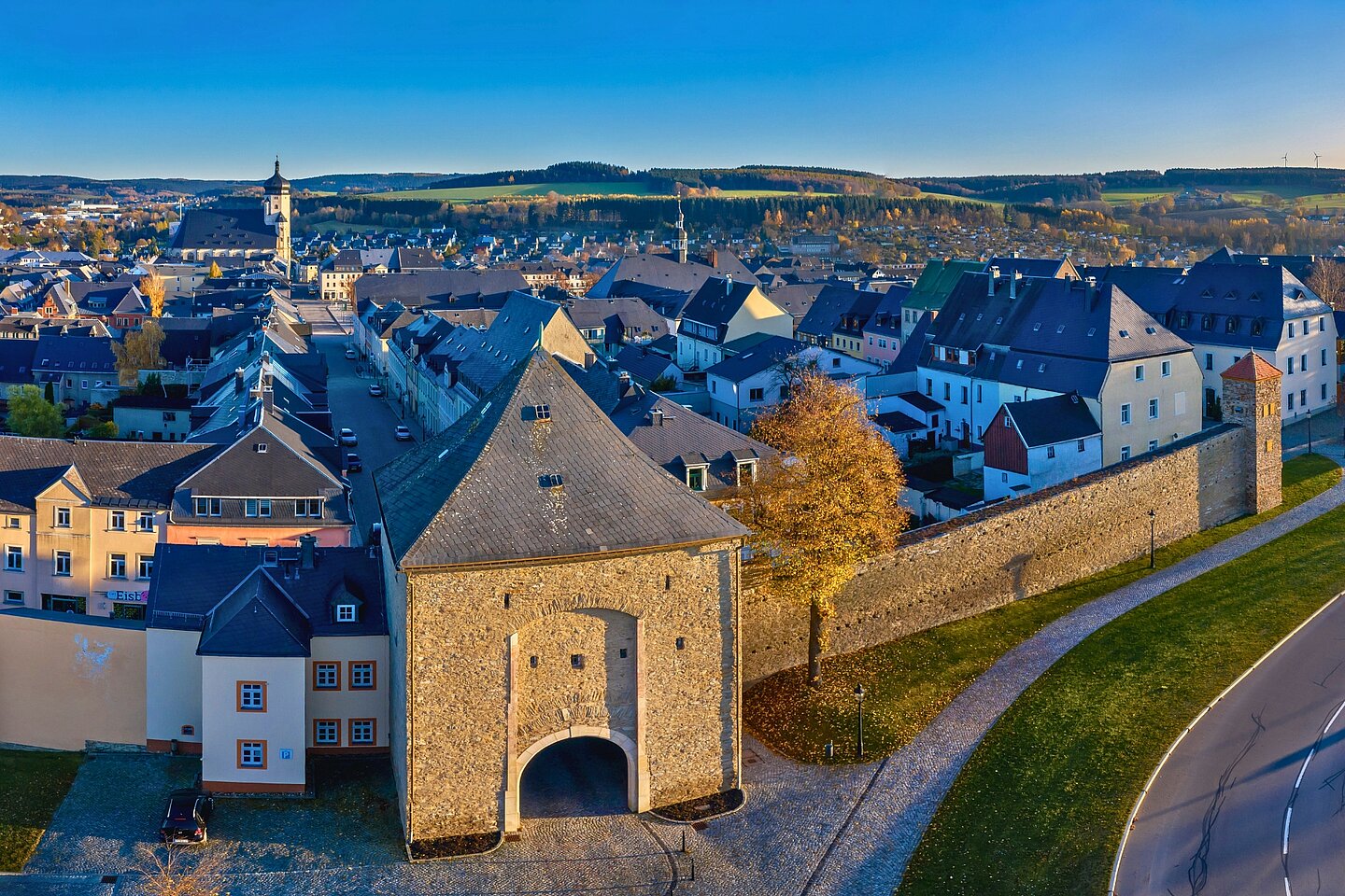 Blick auf Marienberg