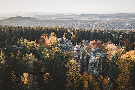 Blick auf die Greifensteine