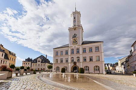 Rathaus in Schneeberg