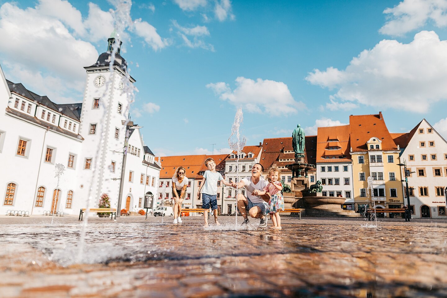 Marktplatz in Freiberg