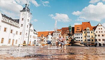 Marktplatz in Freiberg