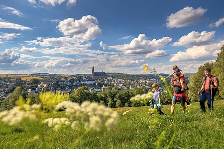 Panoramaweg in Schneeberg