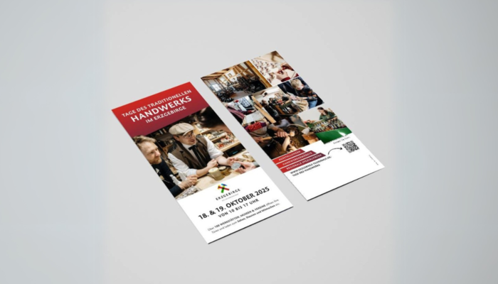 Veranstaltungsflyer Tage des traditionellen Handwerks im Erzgebirge 2025