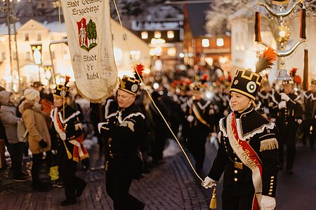 Bergparade in Seiffen