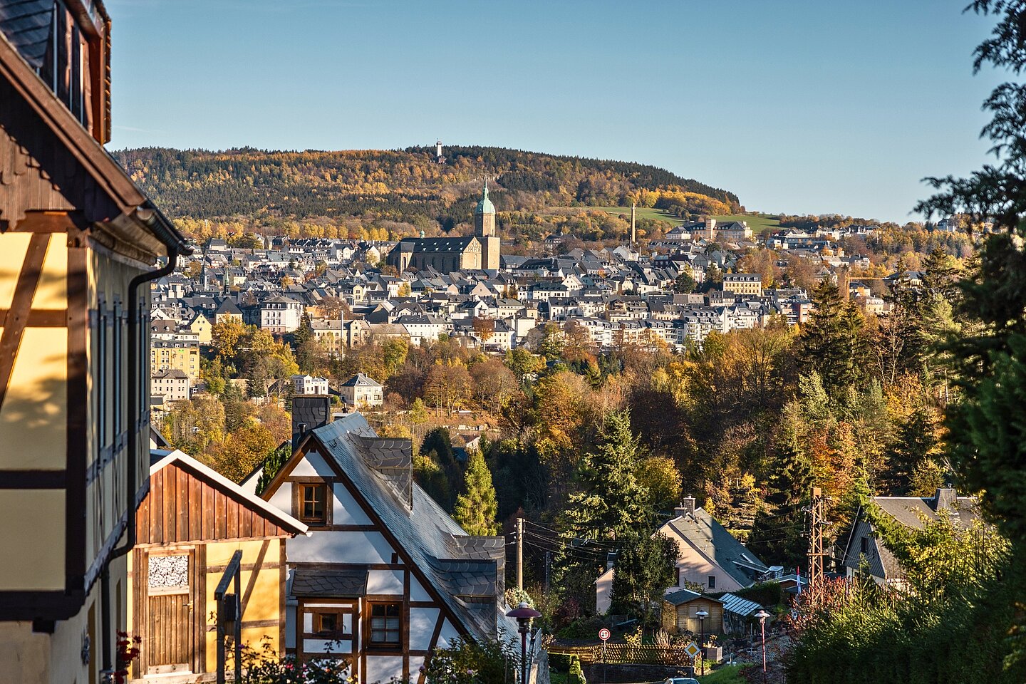 Blick auf Annaberg-Buchholz