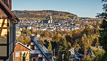 Blick auf Annaberg-Buchholz