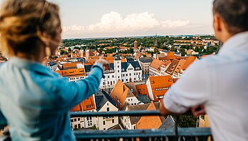 Blick auf die Freiberger Altstadt