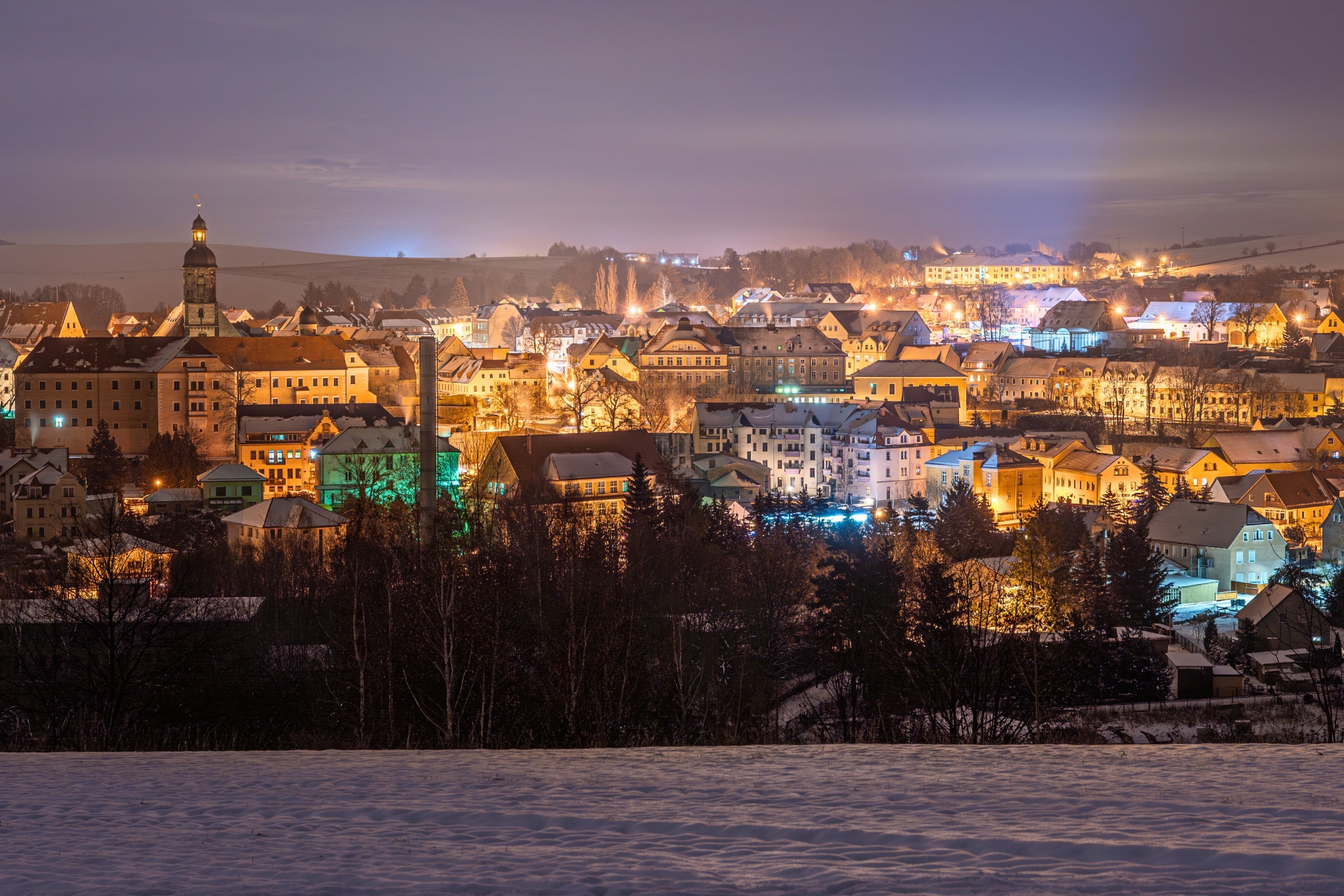Blick auf Dippoldiswalde