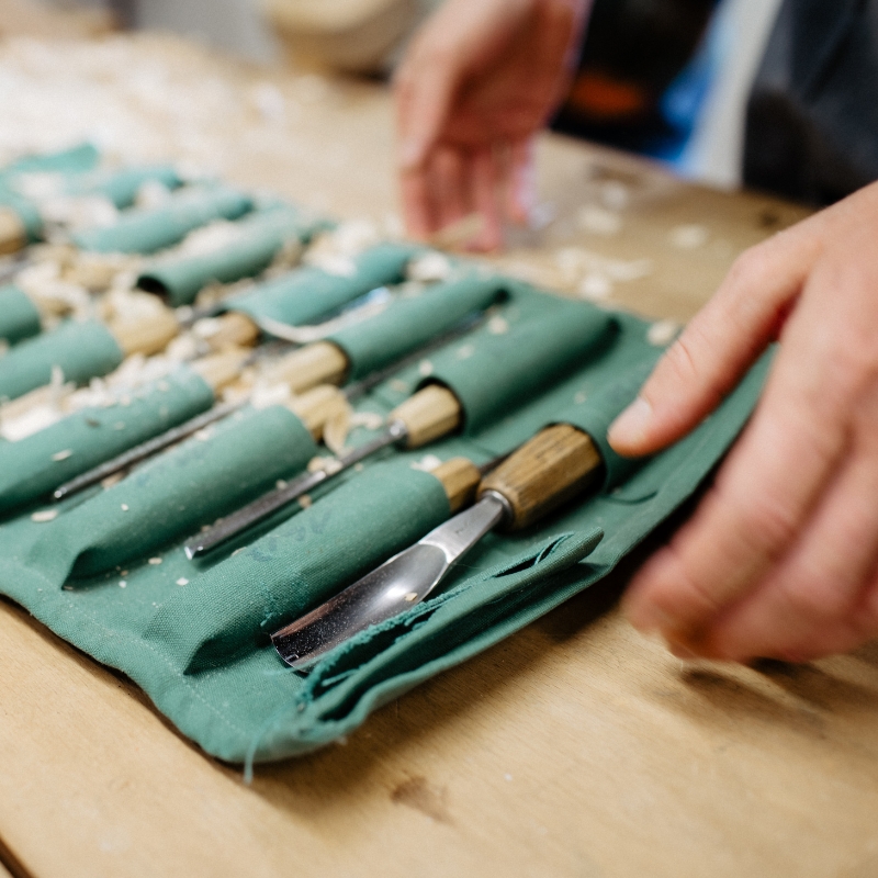 Schauwerkstatt in der Schnitzkunststube Vogel