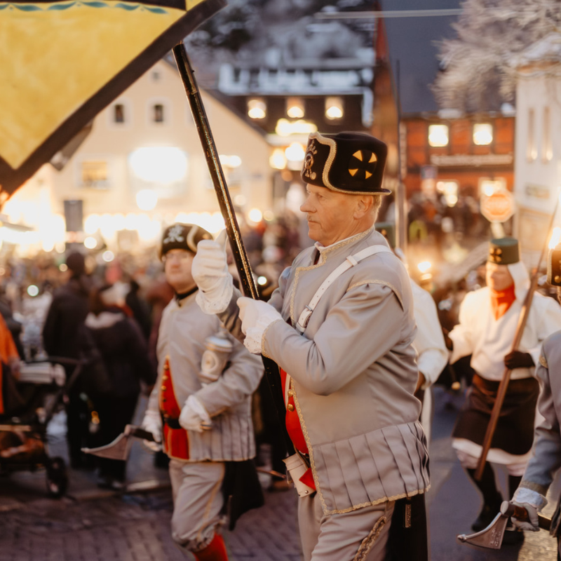 Bergparade in Seiffen