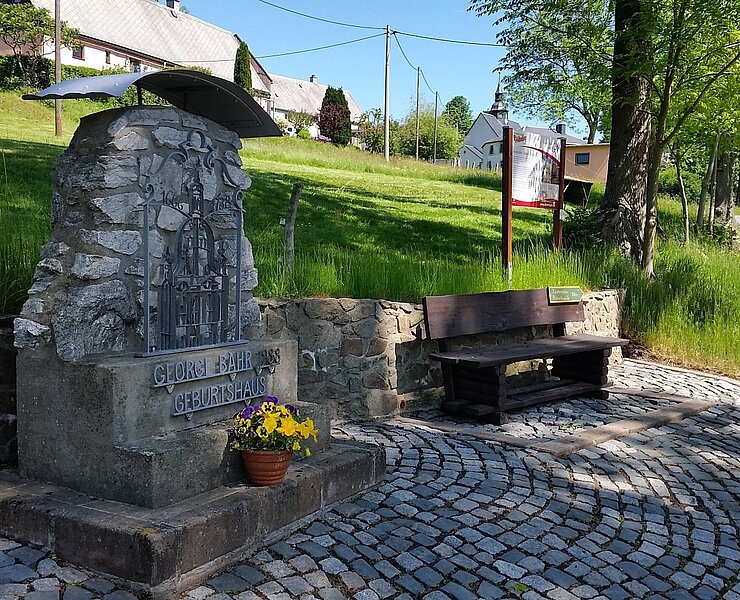 Gedenkstein von George Bähr in Fürstenwalde ()