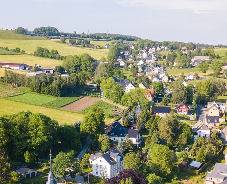 Dittersdorf Drohnenaufnahme (Patrick Eichler)