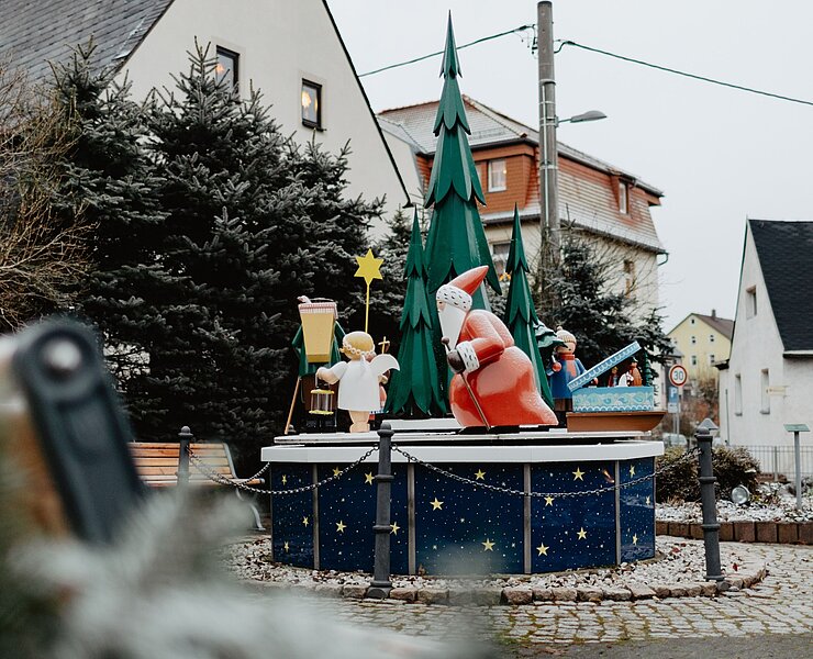 Freilandspieldose in Grünhainichen (Tourismusverband Erzgebirge e.V. | Anna Schalling)