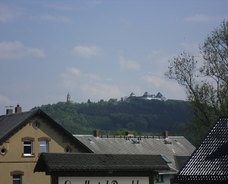 Blick von Erdmannsdorf zur Augustusburg (Sabine May)