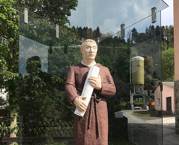 Mönch Jordan in Gornsdorf (Vanessa Schüppel)