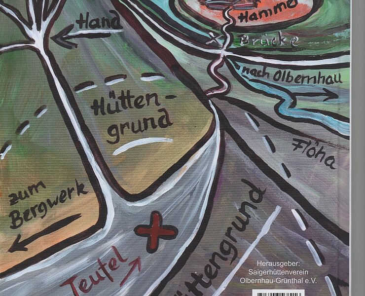 Grafik aus dem Buch von Hannes Schaller "Der Hüttenmatths" (Matthias Drechsel)