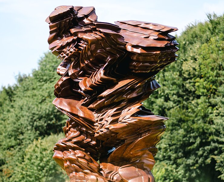 Tony Cragg, Stack, 2019; Courtesy: Buchmann Galerie Berlin und Tony Cragg (Ernesto Uhlmann)