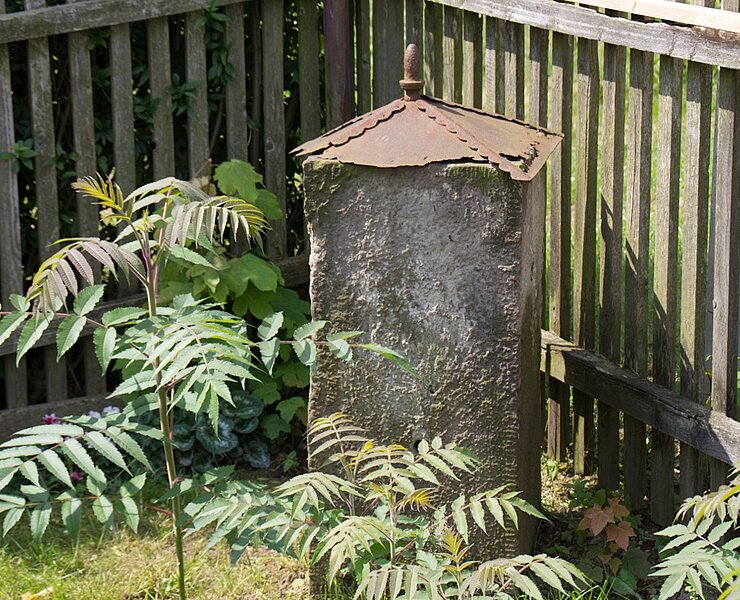 Grube Alte Hoffnung Gottes Erbstolln - Meridianstein (WFE GmbH Annaberg-Buchholz)