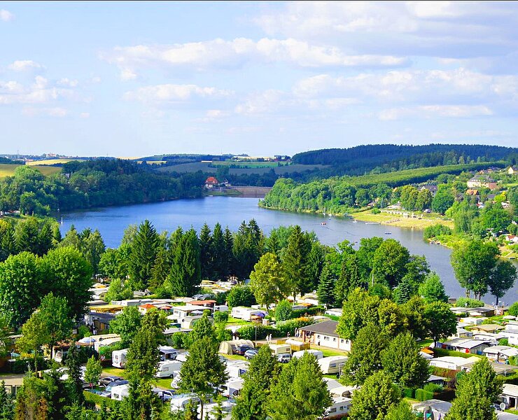 Blick Talsperre Malter ()