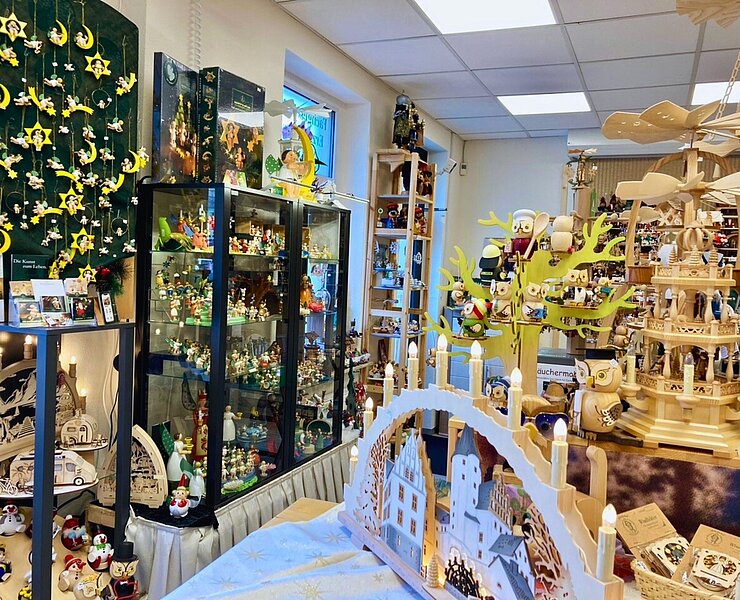 Fachgeschäft für erzgebirgische Volkskunst Kunst_Genuss in Dresden (Swaantje Bär/ Michael Schmidt)