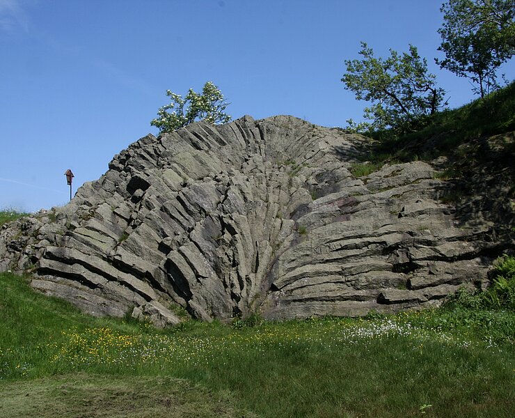 Basaltfächer am Hirtstein (Steffen Ullmann)