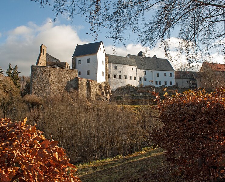 Verwaltungssitz Lauenstein - Burgruine und Schloss Lauenstein (J. Kugler)