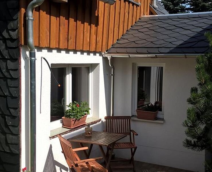 Terrasse am Ferienhaus ()