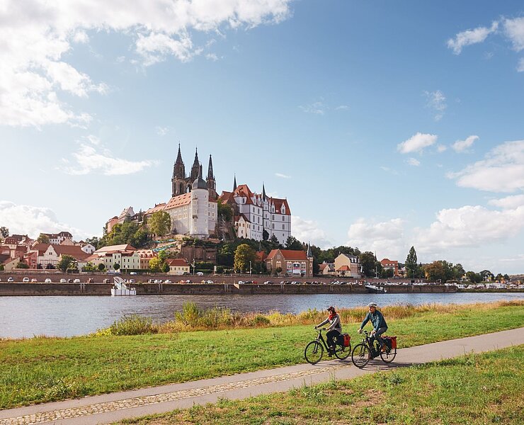 Elberadweg in Meißen (Felix Meyer)