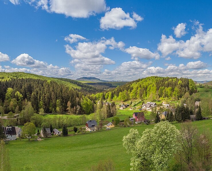 Landschaft Schindelbachtal - Mildenau (Tourismusverband Erzgebirge e.V.  /Photoron)