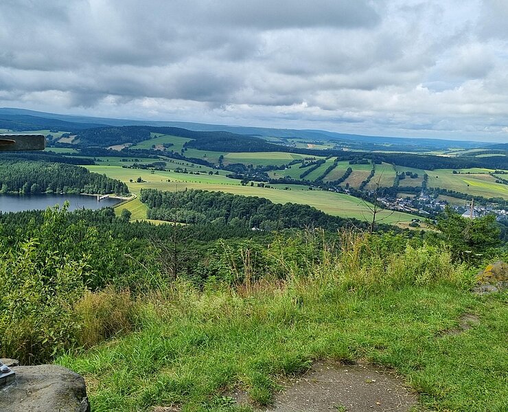 Bärenstein Blick zur Talsperre Cranzahl (Thomas Kaufmann)