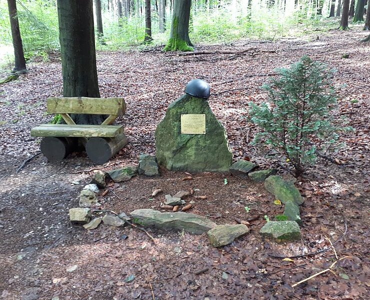 Reiterhans Gedenkstein (Koordinator Städtebund Silberberg)