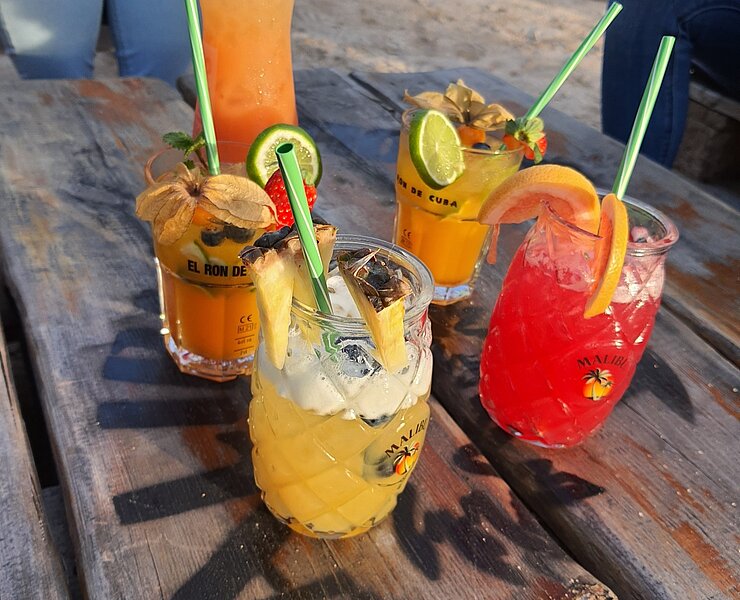 Beachbar-Stausee Oberwald_Cocktails(c)Jana Schmidt ()
