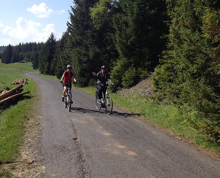 E-Biken im Westerzgebirge (Rainer Wesely)