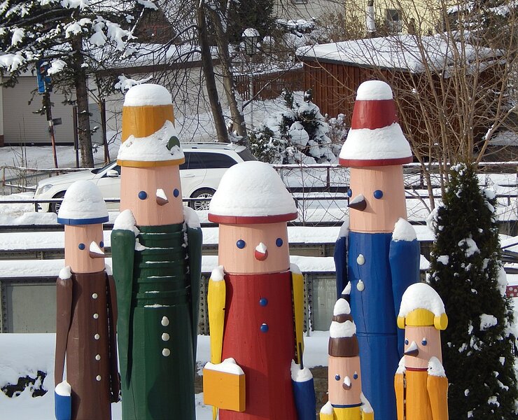 Purschensteiner Hochzeitszug Winter (Undine Weise, Gemeinde Neuhausen)