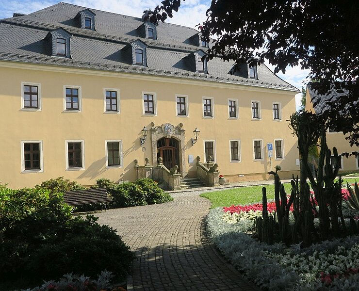 Kakteen vor dem Thumer Rathaus ()