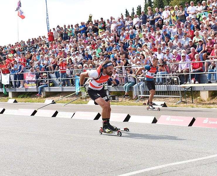 Deutsche Meisterschaften in der Biathlon-Arena in Altenberg im Erzgebirge (Egbert Kamprath)