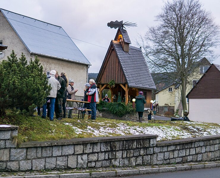 Ortspyramide Breitenbrunn (Tobias Rudelt)