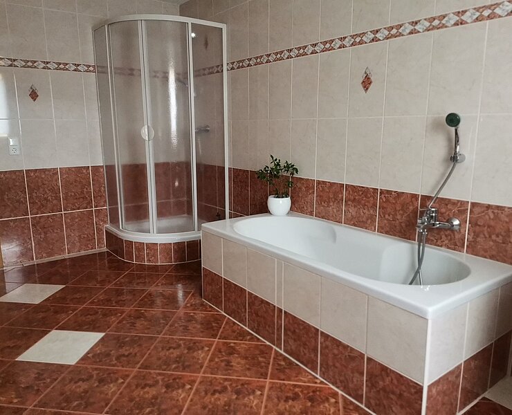 Badezimmer Ferienwohnung Gornsdorf (Familie Hahn)
