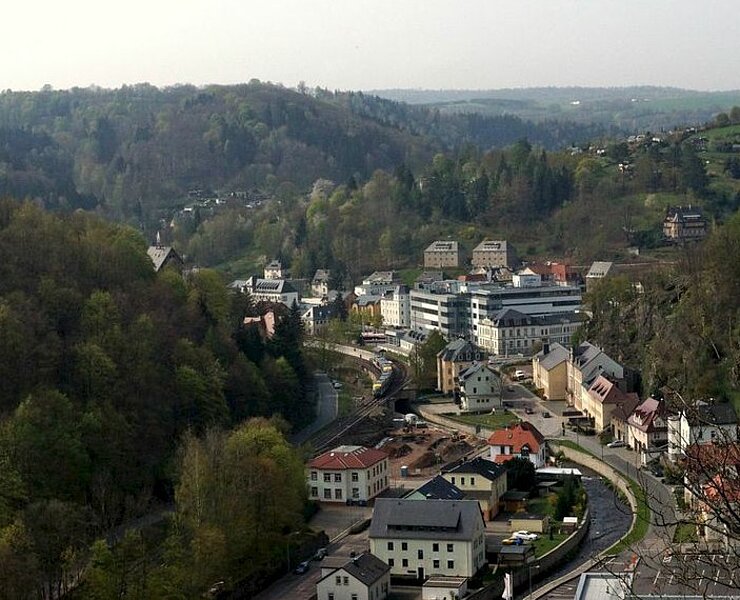 Schöne Aussichten auf die Uhrenstadt Glashütte (Christian Weydig)