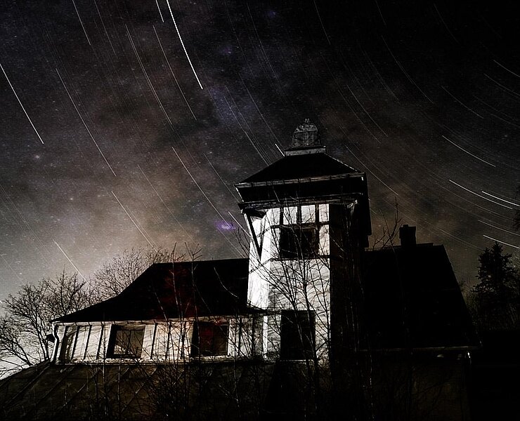 Startrail am Feenblick (Christine Sebele)