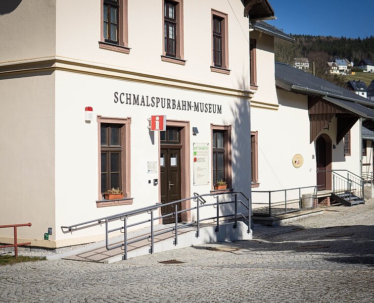 Gästeinformation im Schmalspurbahn-Museum Rittersgrün (Tobias Rudelt)