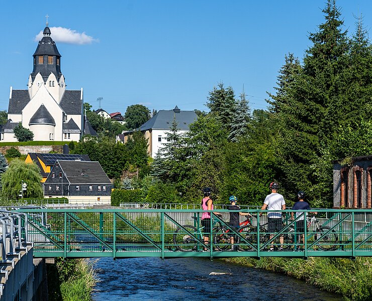 Zschopuatalradweg (Tourismusverband Erzgebirge e.V. / MountainLovers_MarcelLohr)
