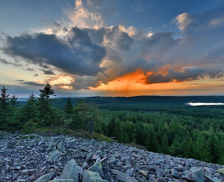 Blick vom Kahleberg in Altenberg (Egbert Kamprath)