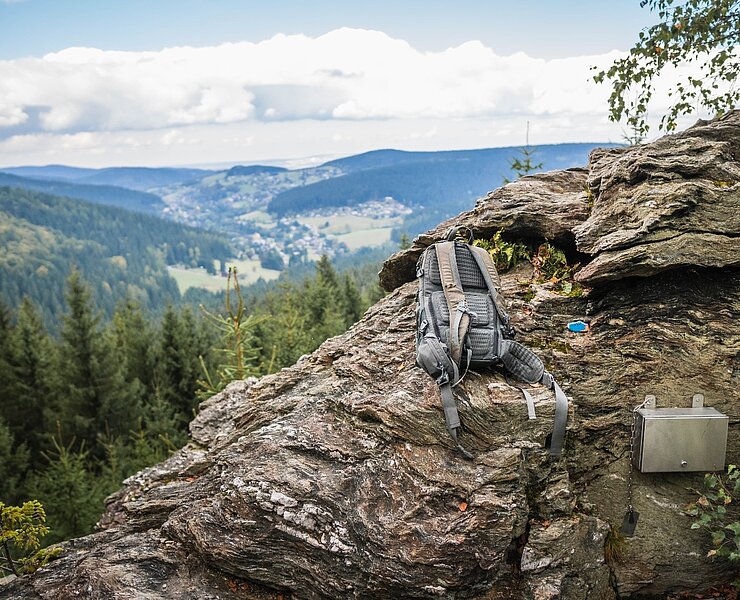 Taubenfels Blick auf Rittersgrün (Tobias Rudelt)