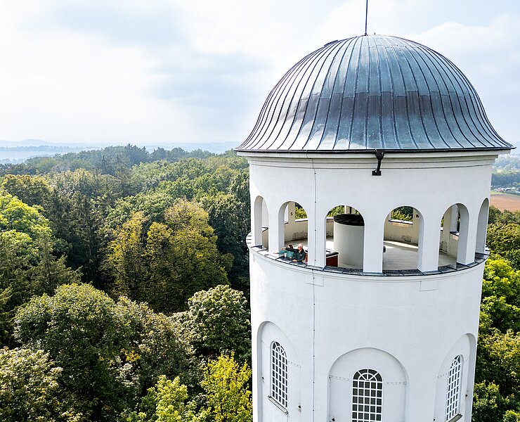 Taurasteinturm im Wettinhain Burgstädt (Oliver Göhler)