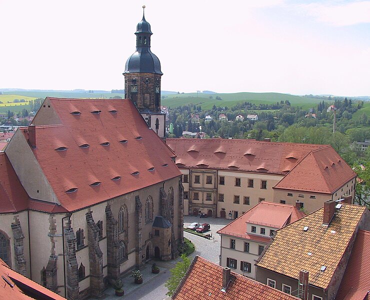 Kirche und Schloss Dippoldiswalde ()