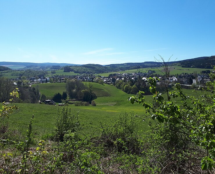 Blick auf Lauter vom Ringweg (Koordinator Städtebund Silberberg)