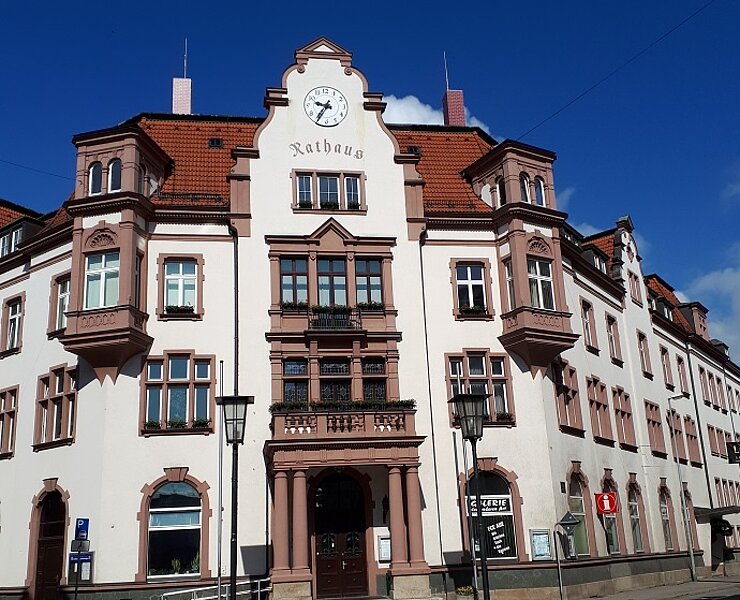 Rathaus und Touristinformation Aue (Koordinator Städtebund Silberberg)