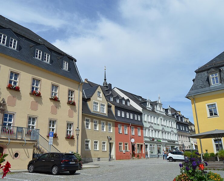 Neumarkt Blick zur Pension ()